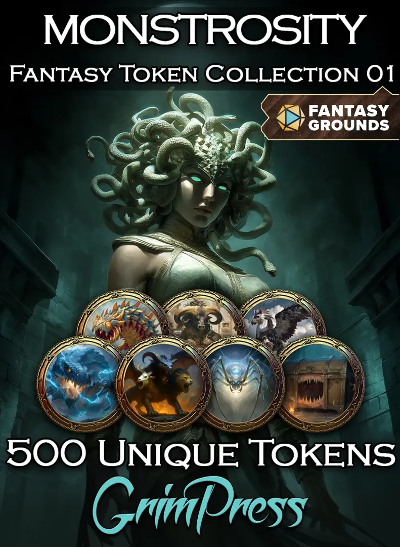 Fantasy Grounds - Fantasy Token Collection - Monstrosity 01 [Steam Gift]