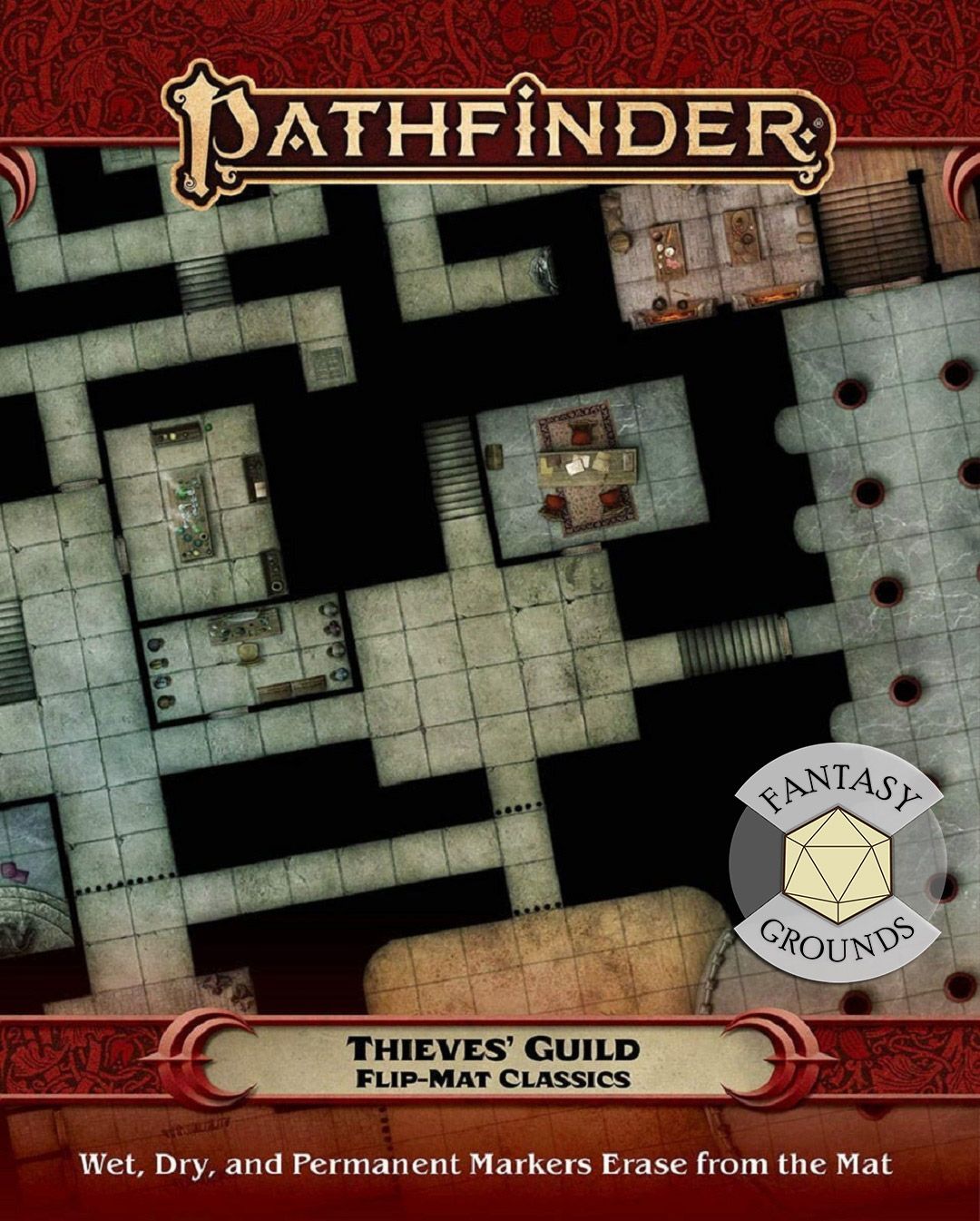 Fantasy Grounds - Pathfinder RPG - Pathfinder Flip-Mat - Classic Thieves' Guild [Steam Gift]