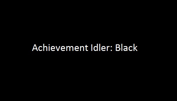 Achievement Idler Black [Steam Gift]