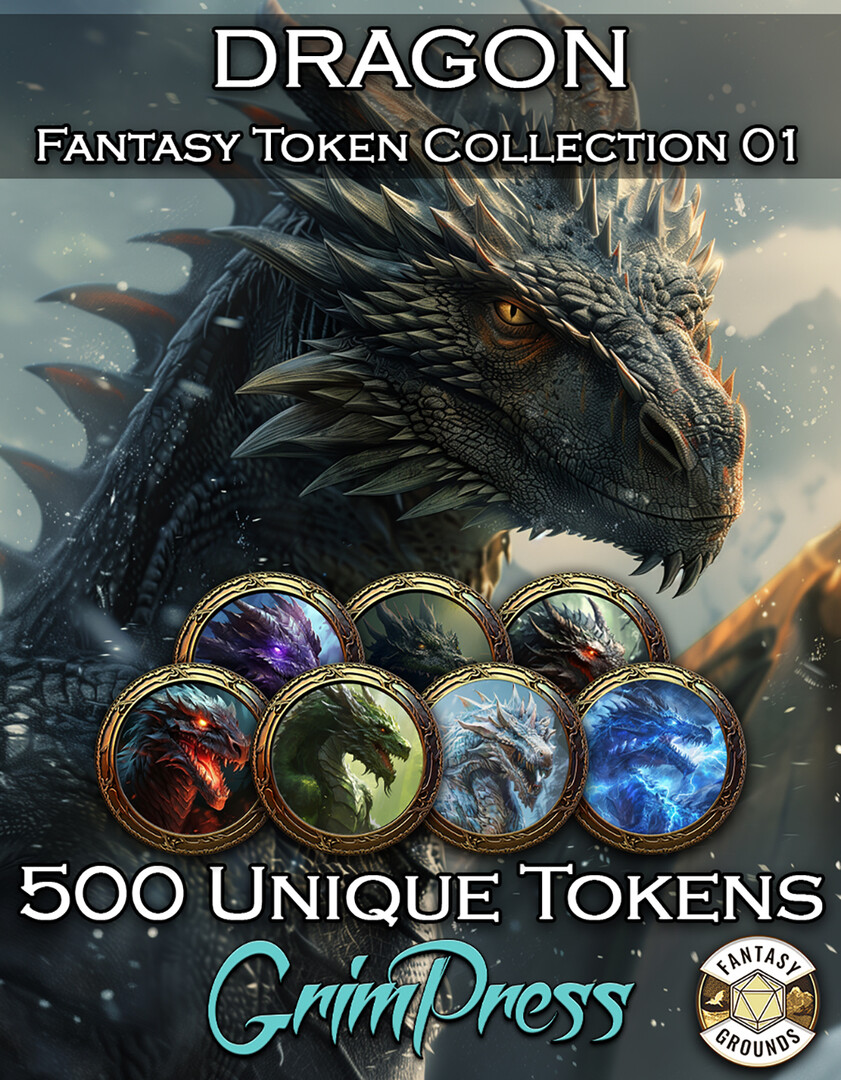 Fantasy Grounds - Fantasy Token Collection - Dragon 01 [Steam Gift]