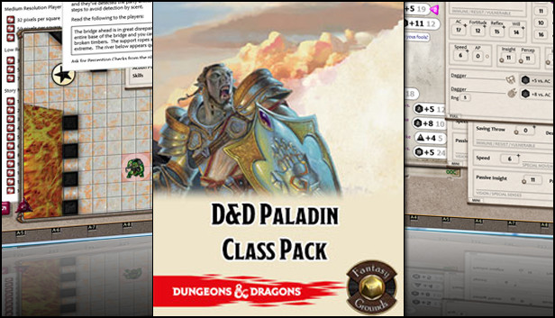 Fantasy Grounds - D&D Paladin Class Pack [Steam Gift]